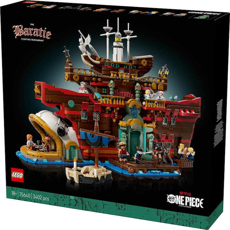 Lego ONE PIECE BARATIE IL RISTORANTE GALLEGGIANTE  75640