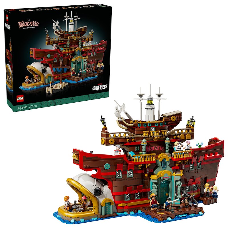 Lego ONE PIECE BARATIE IL RISTORANTE GALLEGGIANTE  75640
