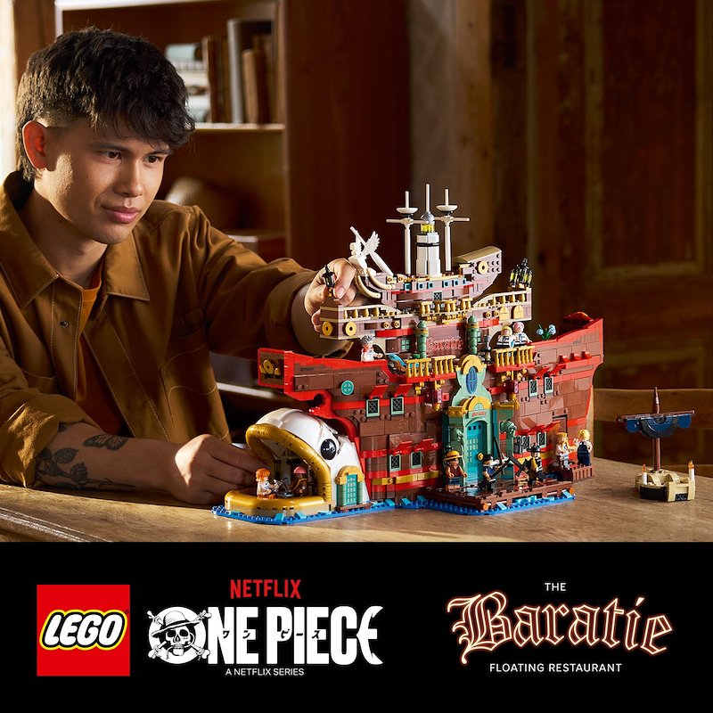 Lego ONE PIECE BARATIE IL RISTORANTE GALLEGGIANTE  75640