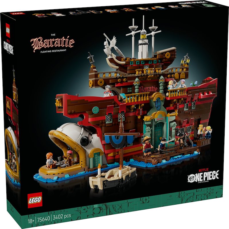 Lego ONE PIECE BARATIE IL RISTORANTE GALLEGGIANTE  75640