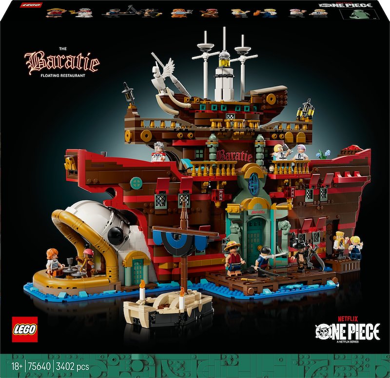 Lego ONE PIECE BARATIE IL RISTORANTE GALLEGGIANTE  75640