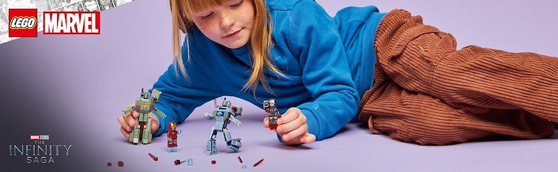 Lego Iron Man e War Machine contro i droni di Hammer 76320