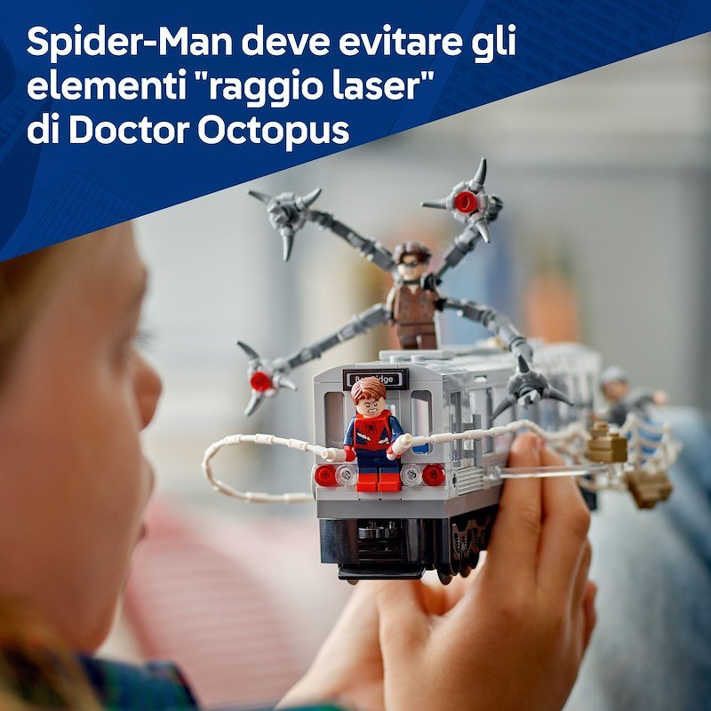 Lego Spider-Man contro Doc Ock: duello sul treno 76321