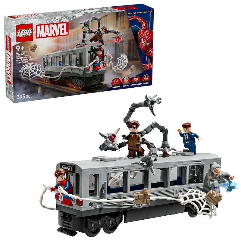Lego Spider-Man contro Doc Ock: duello sul treno 76321