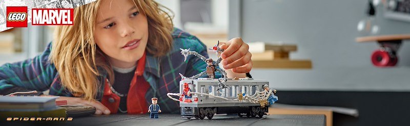 Lego Spider-Man contro Doc Ock: duello sul treno 76321