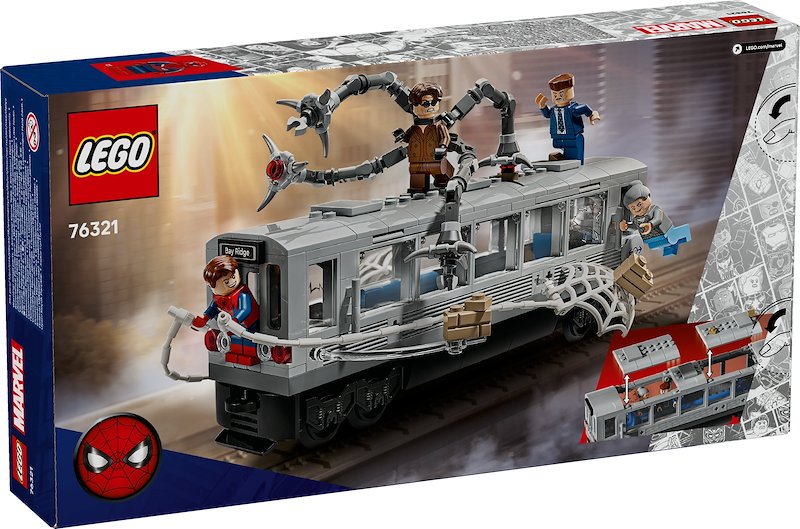 Lego Spider-Man contro Doc Ock: duello sul treno 76321