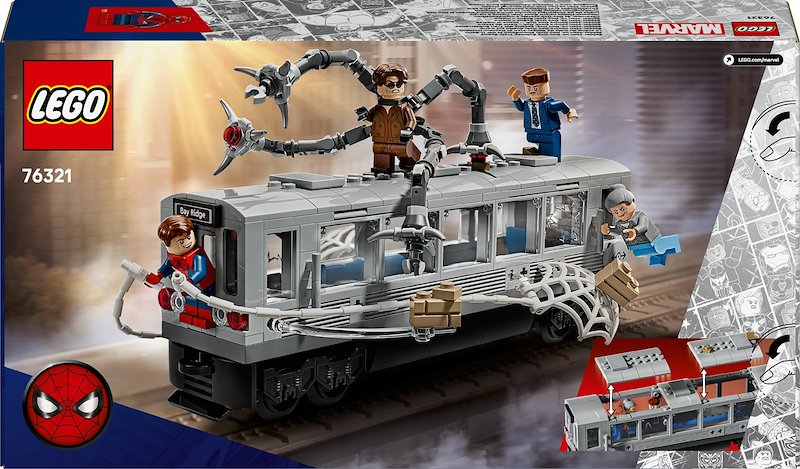 Lego Spider-Man contro Doc Ock: duello sul treno 76321