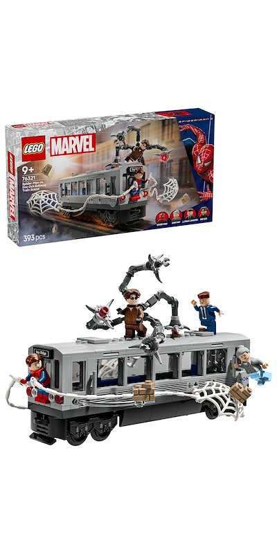 Lego Spider-Man contro Doc Ock: duello sul treno 76321