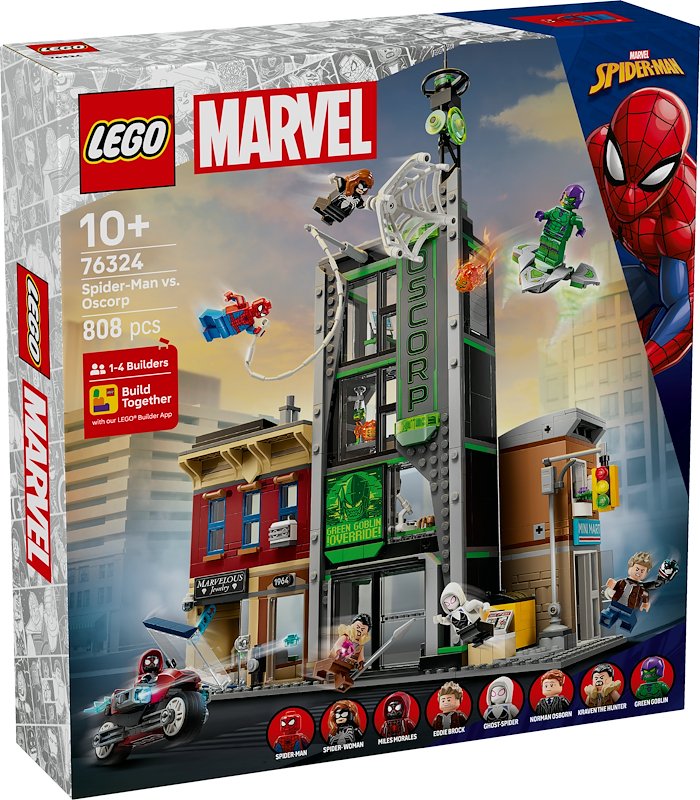 Lego Spider-Man contro Oscorp 76324