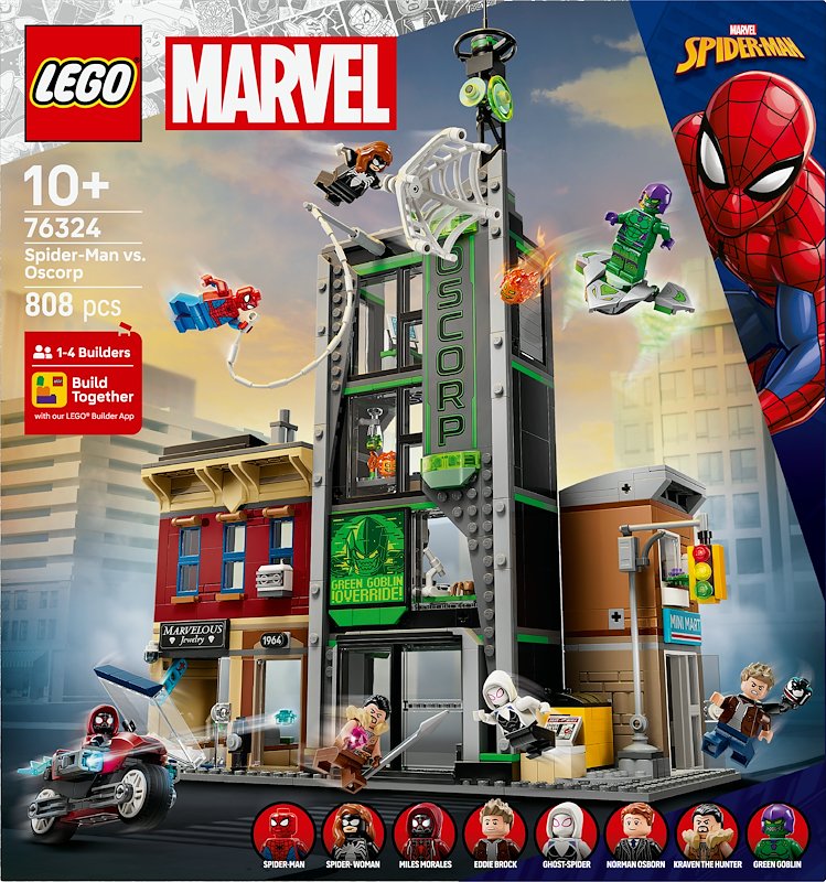 Lego Spider-Man contro Oscorp 76324