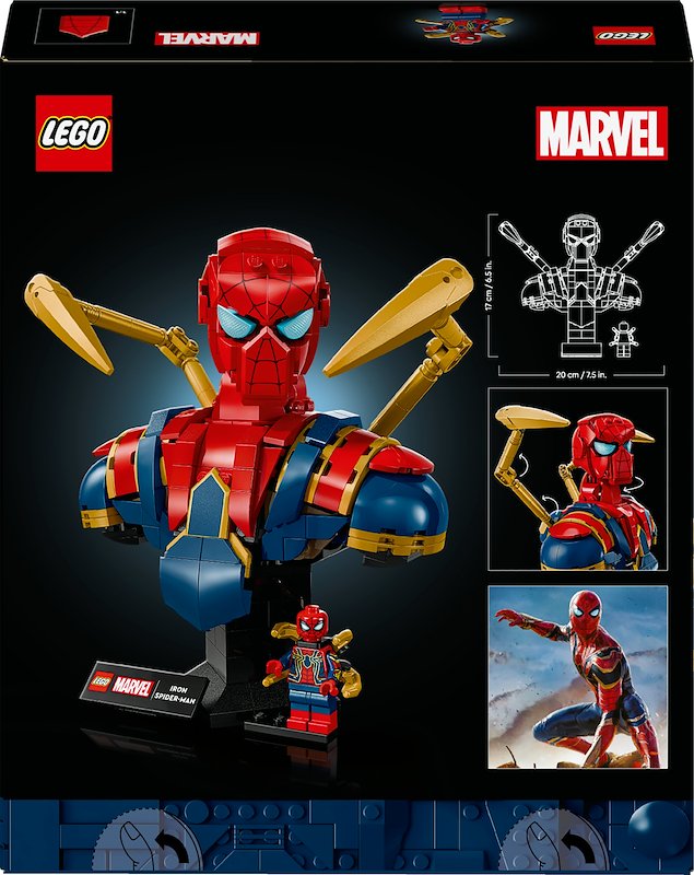 Lego Busto di Iron Spider-Man 76326