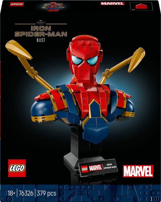 Lego Busto di Iron Spider-Man 76326