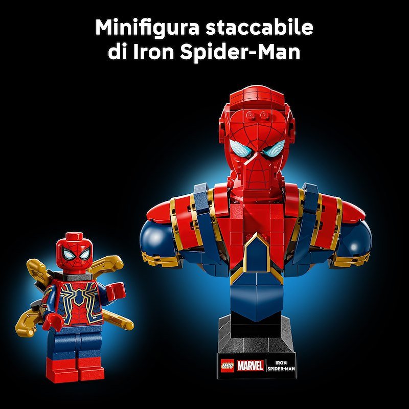 Lego Busto di Iron Spider-Man 76326