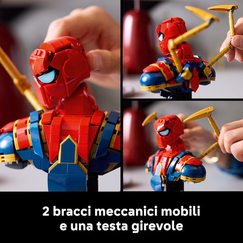 Lego Busto di Iron Spider-Man 76326