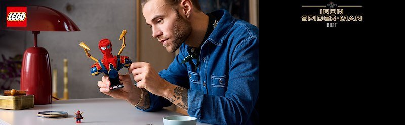 Lego Busto di Iron Spider-Man 76326