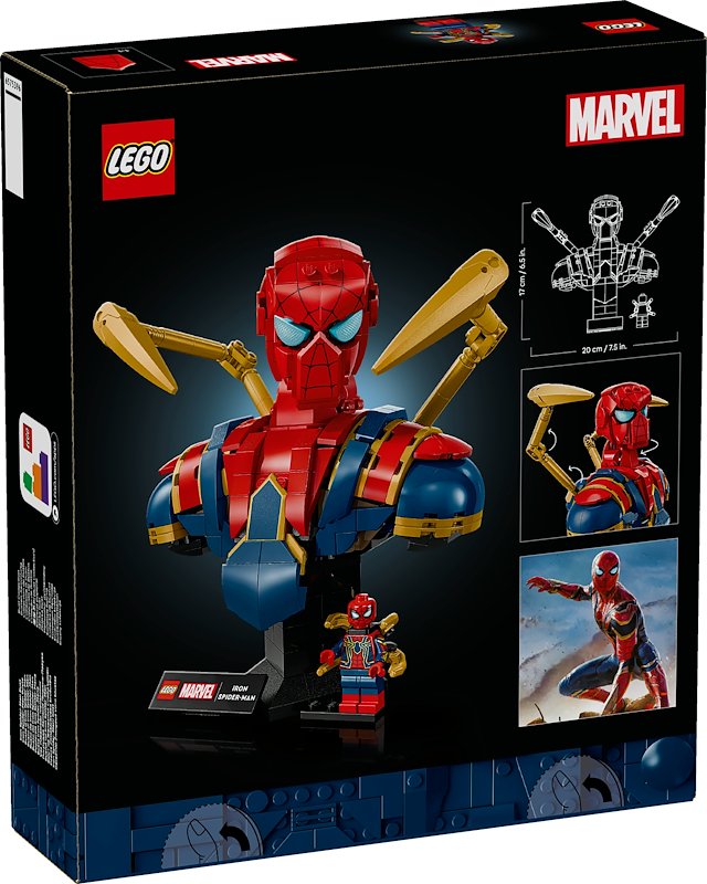 Lego Busto di Iron Spider-Man 76326