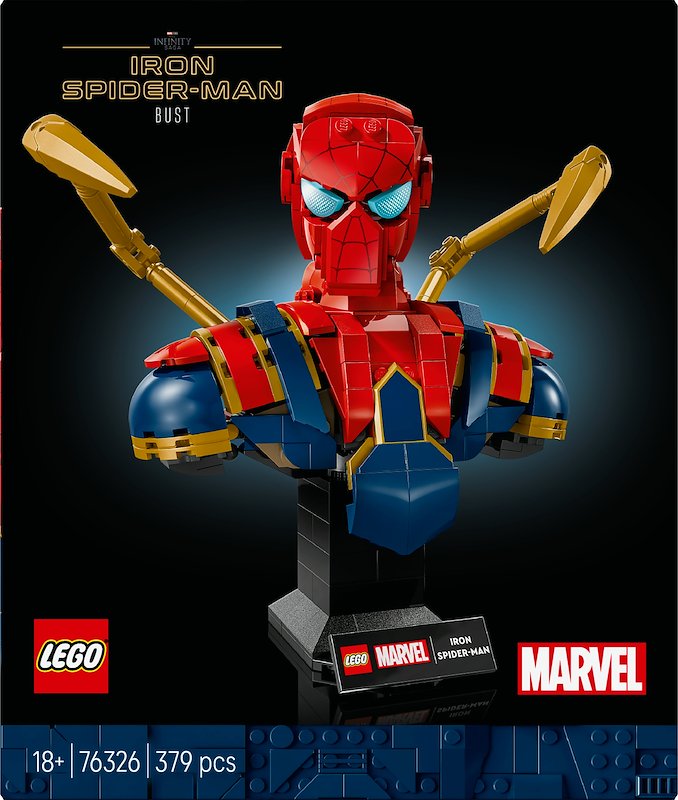 Lego Busto di Iron Spider-Man 76326