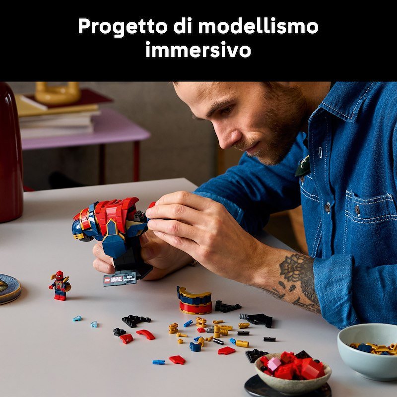 Lego Busto di Iron Spider-Man 76326