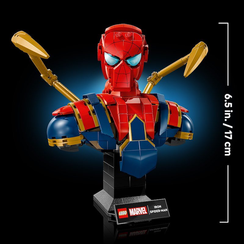 Lego Busto di Iron Spider-Man 76326