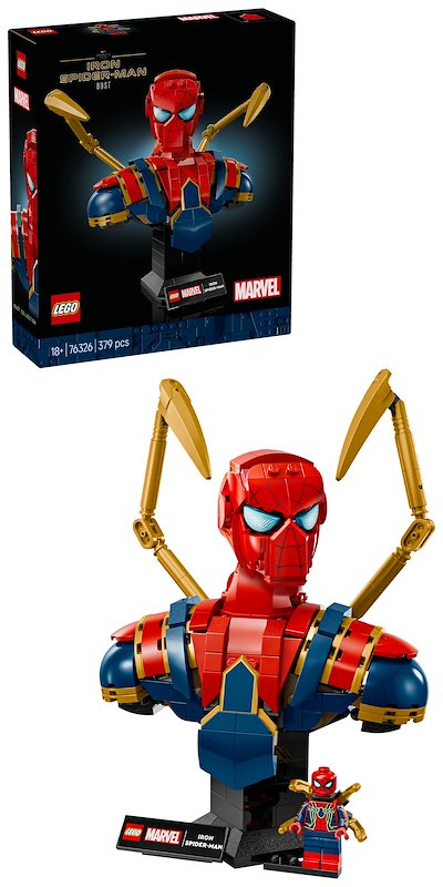 Lego Busto di Iron Spider-Man 76326