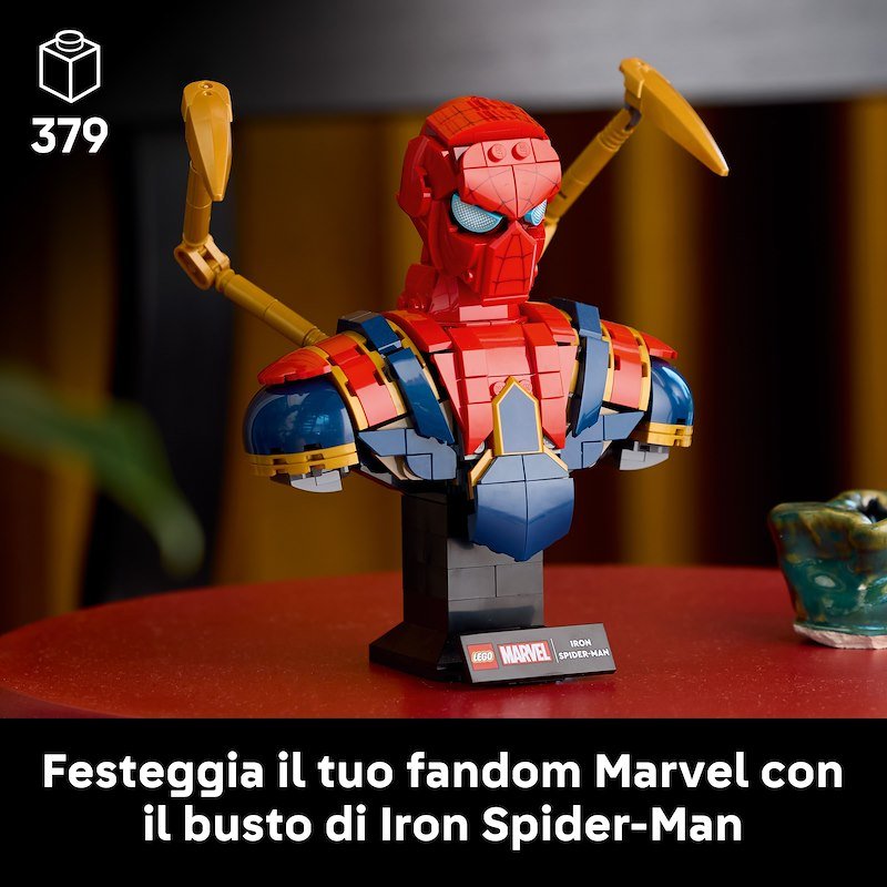 Lego Busto di Iron Spider-Man 76326