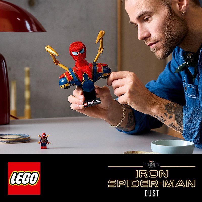 Lego Busto di Iron Spider-Man 76326
