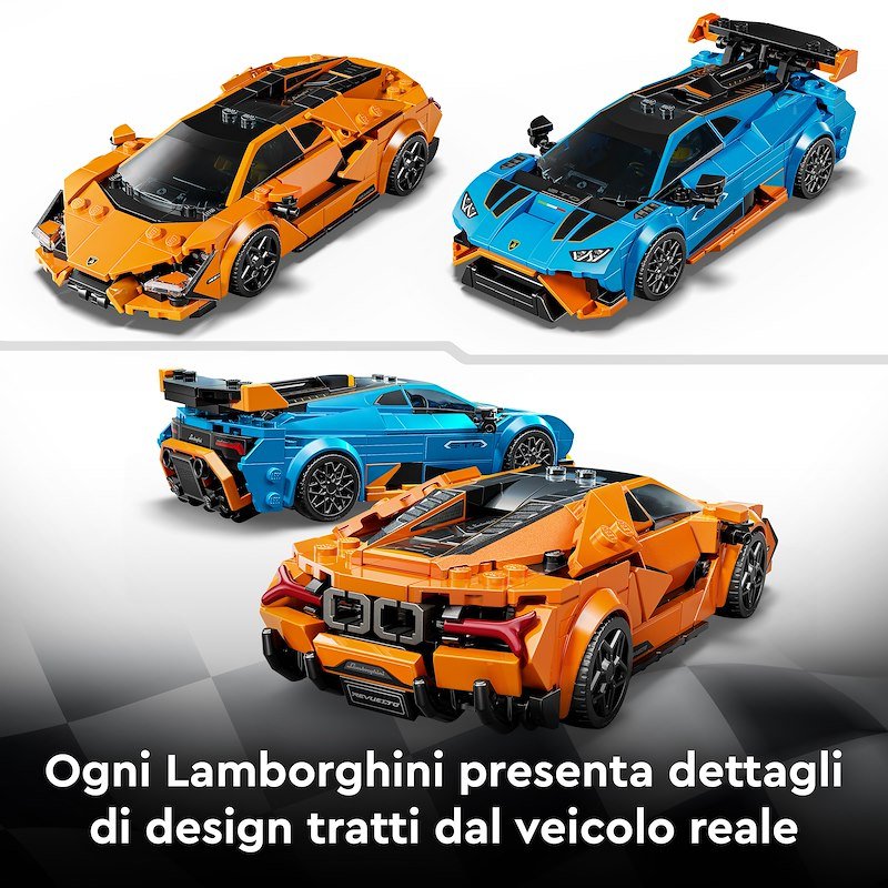 Lego Lamborghini Revuelto e Huracán STO 77238