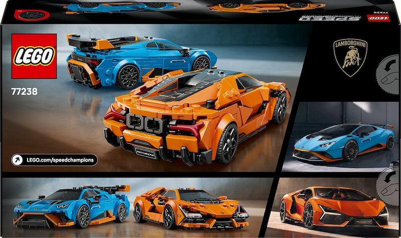 Lego Lamborghini Revuelto e Huracán STO 77238
