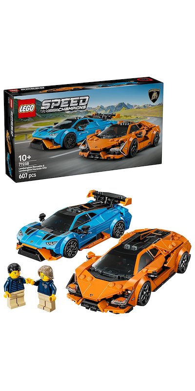 Lego Lamborghini Revuelto e Huracán STO 77238