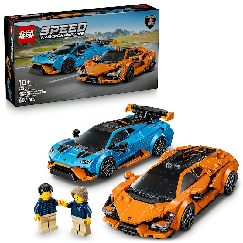 Lego Lamborghini Revuelto e Huracán STO 77238