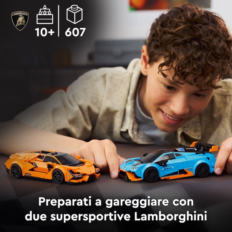Lego Lamborghini Revuelto e Huracán STO 77238