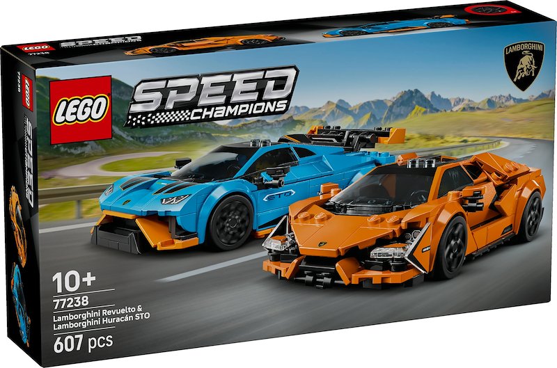 Lego Lamborghini Revuelto e Huracán STO 77238
