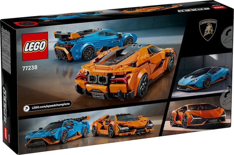 Lego Lamborghini Revuelto e Huracán STO 77238