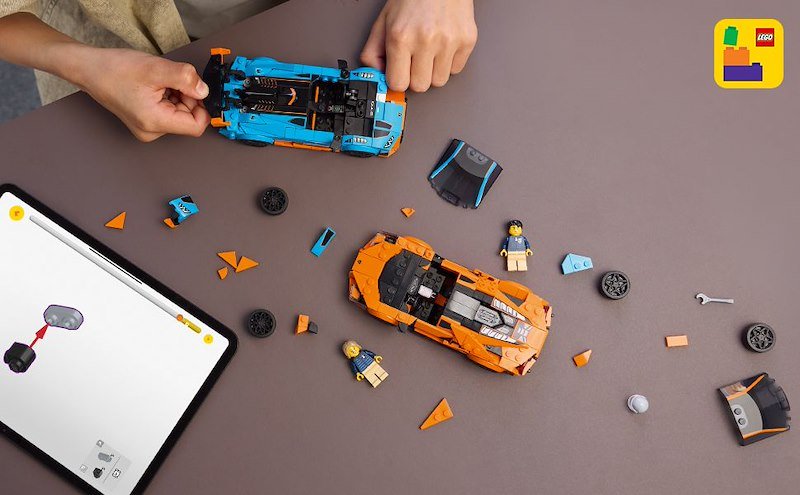 Lego Lamborghini Revuelto e Huracán STO 77238