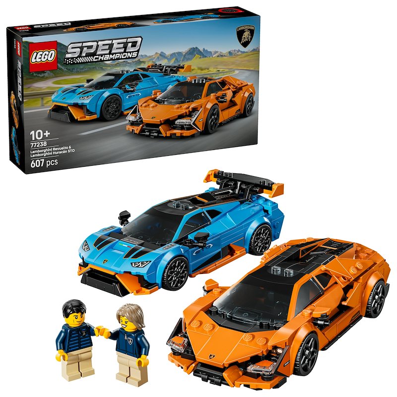 Lego Lamborghini Revuelto e Huracán STO 77238