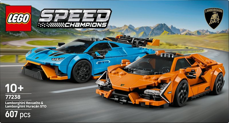 Lego Lamborghini Revuelto e Huracán STO 77238