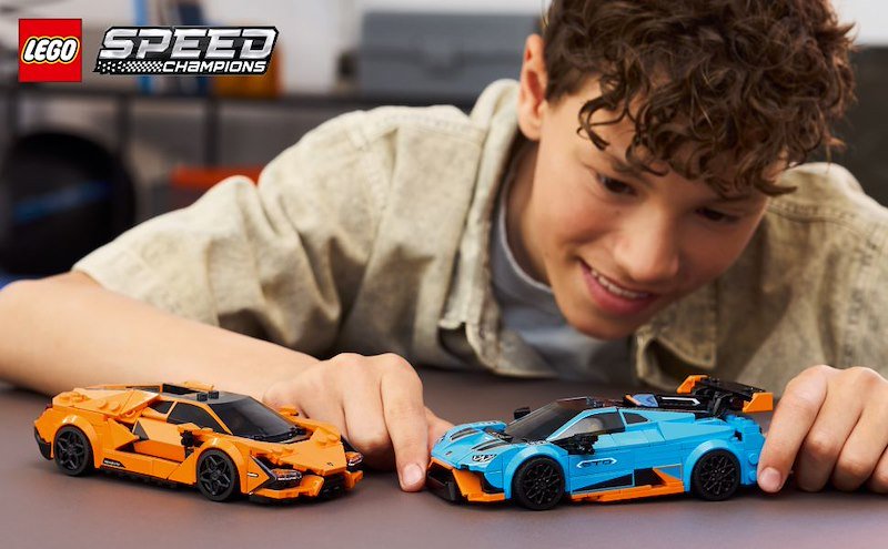 Lego Lamborghini Revuelto e Huracán STO 77238