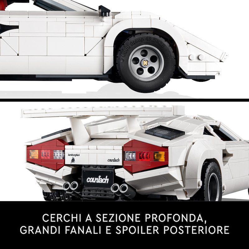 Lego® Icons Lamborghini Countach 5000 Quattrovalvole 10337