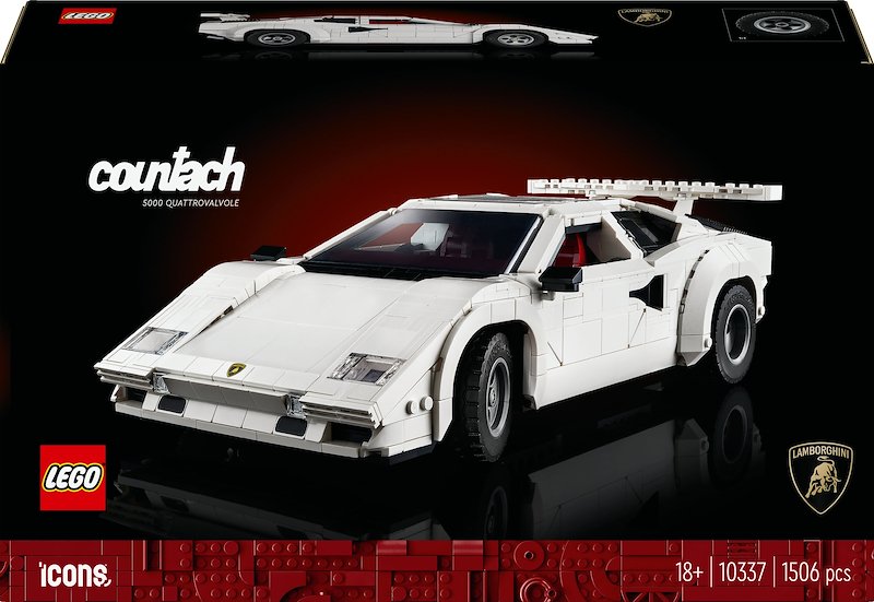 Lego® Icons Lamborghini Countach 5000 Quattrovalvole 10337