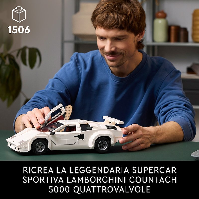 Lego® Icons Lamborghini Countach 5000 Quattrovalvole 10337