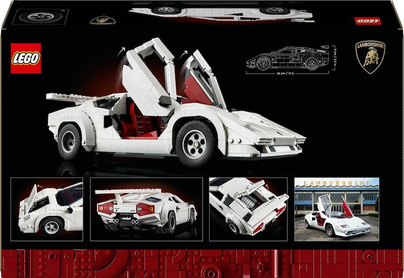Lego® Icons Lamborghini Countach 5000 Quattrovalvole 10337