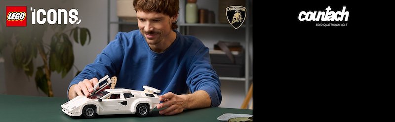 Lego® Icons Lamborghini Countach 5000 Quattrovalvole 10337