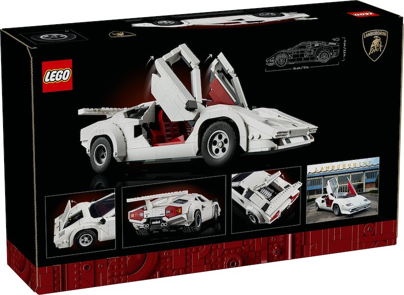 Lego® Icons Lamborghini Countach 5000 Quattrovalvole 10337