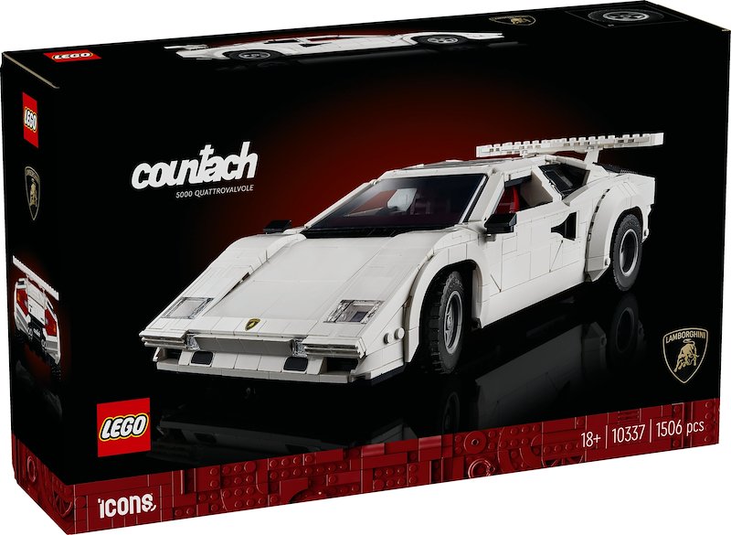 Lego® Icons Lamborghini Countach 5000 Quattrovalvole 10337