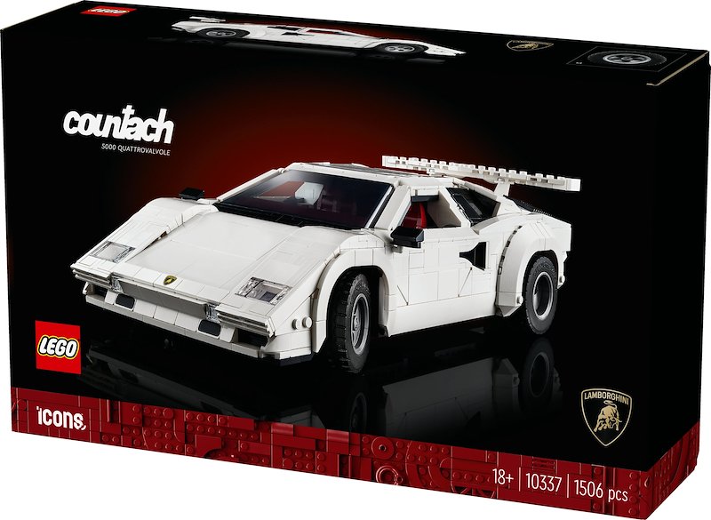 Lego® Icons Lamborghini Countach 5000 Quattrovalvole 10337