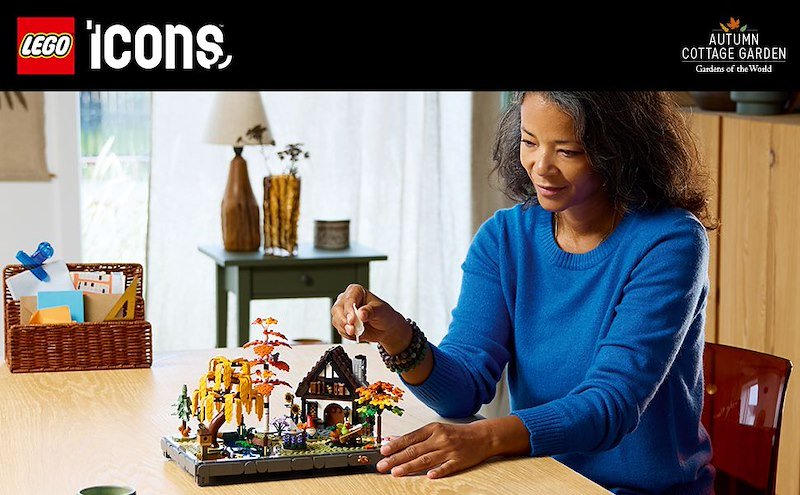Lego GIARDINO AUTUNNALE DEL COTTAGE LEGO ICONS 11372