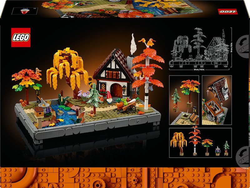 Lego GIARDINO AUTUNNALE DEL COTTAGE LEGO ICONS 11372