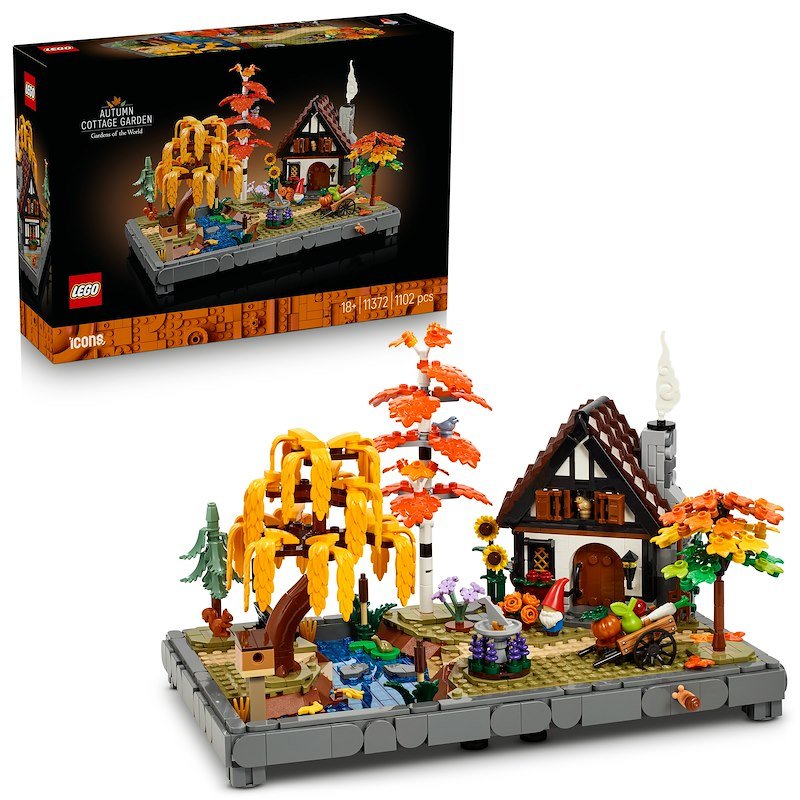 Lego GIARDINO AUTUNNALE DEL COTTAGE LEGO ICONS 11372