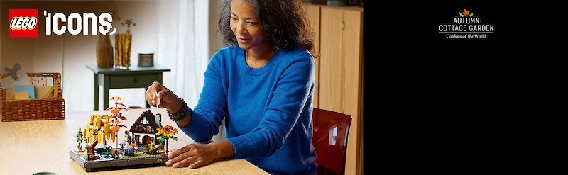 Lego GIARDINO AUTUNNALE DEL COTTAGE LEGO ICONS 11372