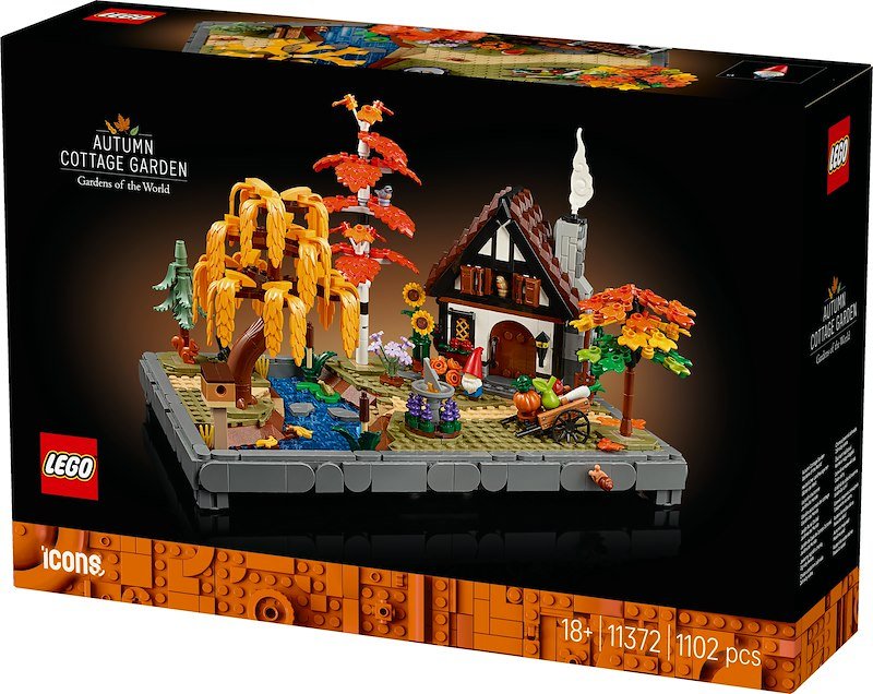 Lego GIARDINO AUTUNNALE DEL COTTAGE LEGO ICONS 11372